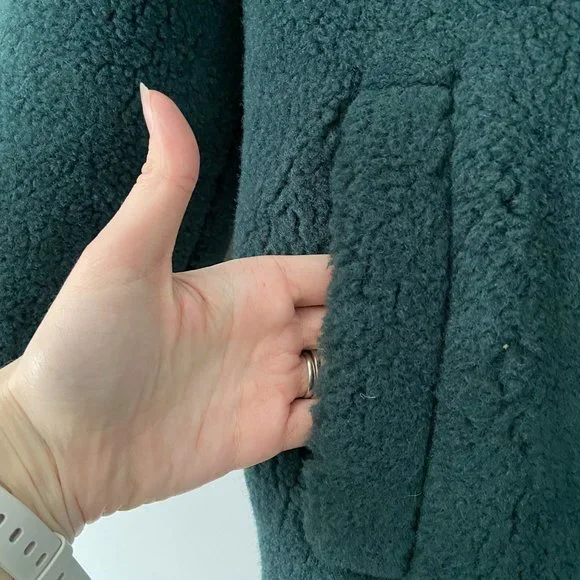 NWT Madewell Sherpa Teddy Coat - Picture 8 of 13